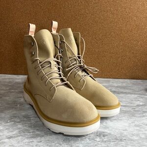 Sorel Tan Boots with Premium Suede and Modern Sole